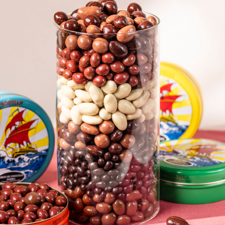 Amandes chocolat et fève de Tonka