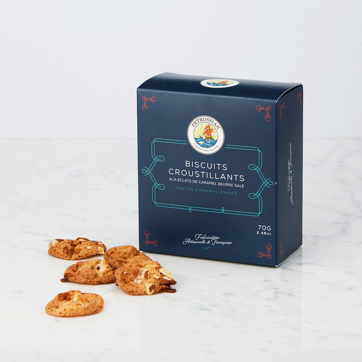 Biscuits Crouttillants aux Éclats de Caramel Beurre Salé